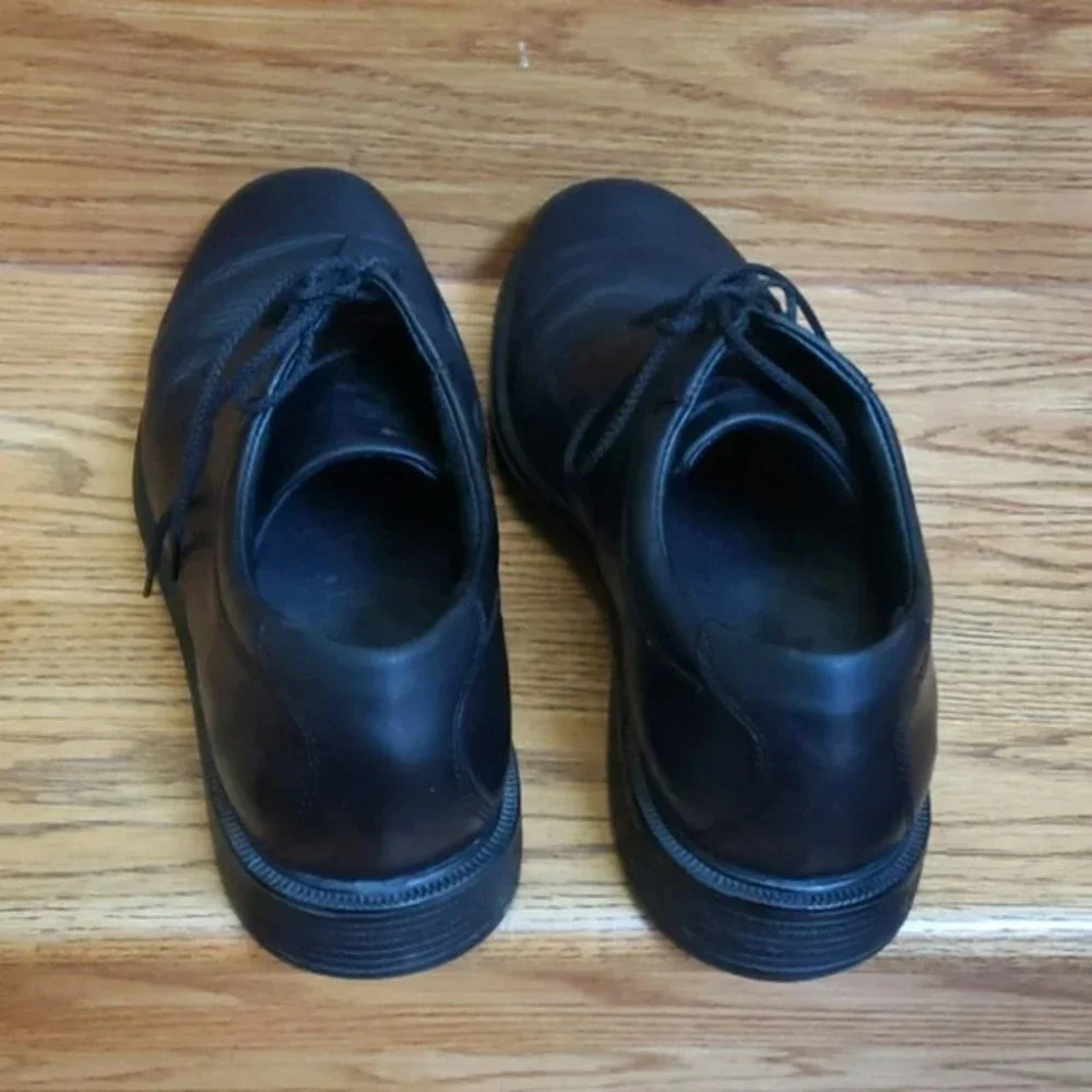 Rockport Oxford 9.5‎ Black Leather Lace Up Business Formal APM20311